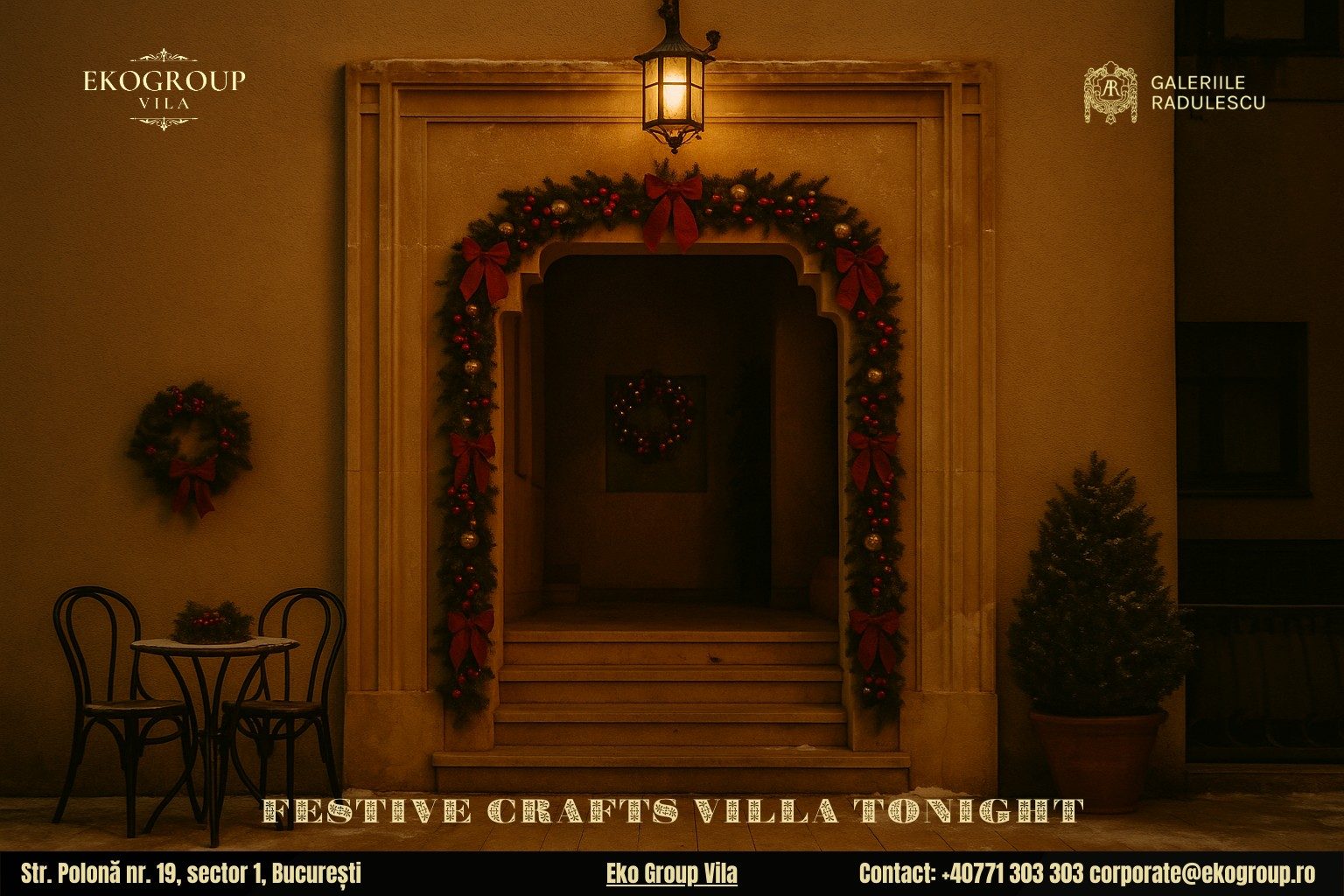 Activități de Crăciun inspirate din epoca interbelică – o experiență unică la Eko Group Vila